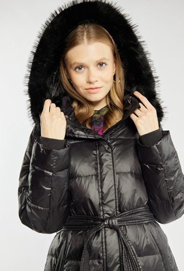 Długi płaszcz damski