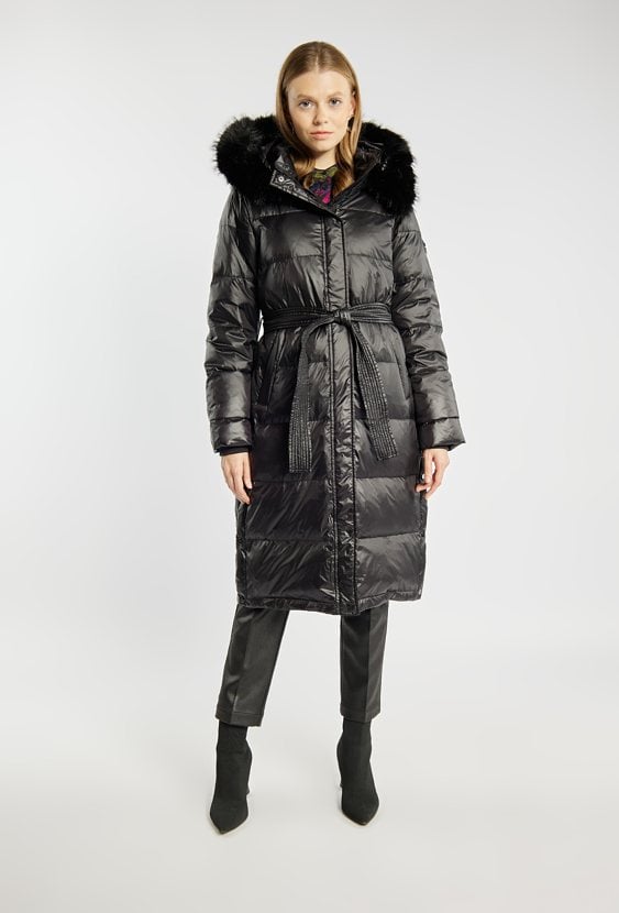 Długi płaszcz damski