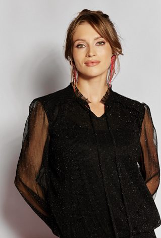 Wieczorowa bluzka damska