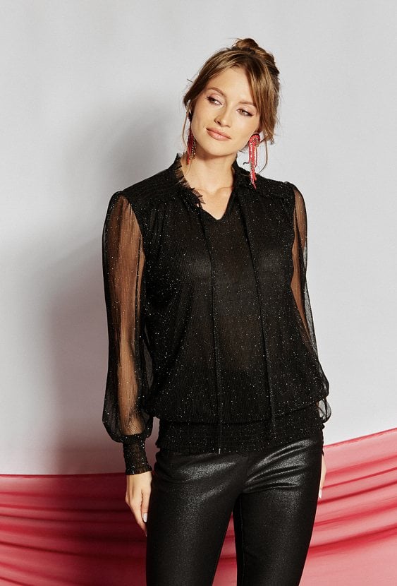 Wieczorowa bluzka damska