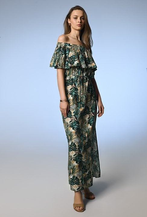 Sukienka z wiskozy  typu hiszpanka