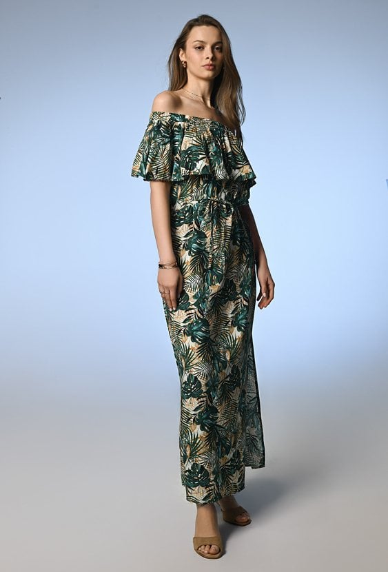 Sukienka z wiskozy  typu hiszpanka