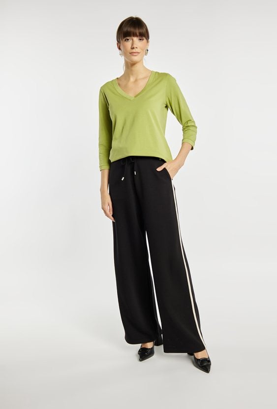 T-shirt damski z bawełną