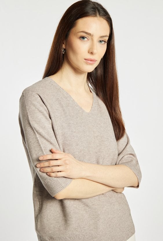 Sweter z krótkim rękawem