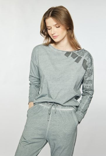 Bluza z efektem sprania