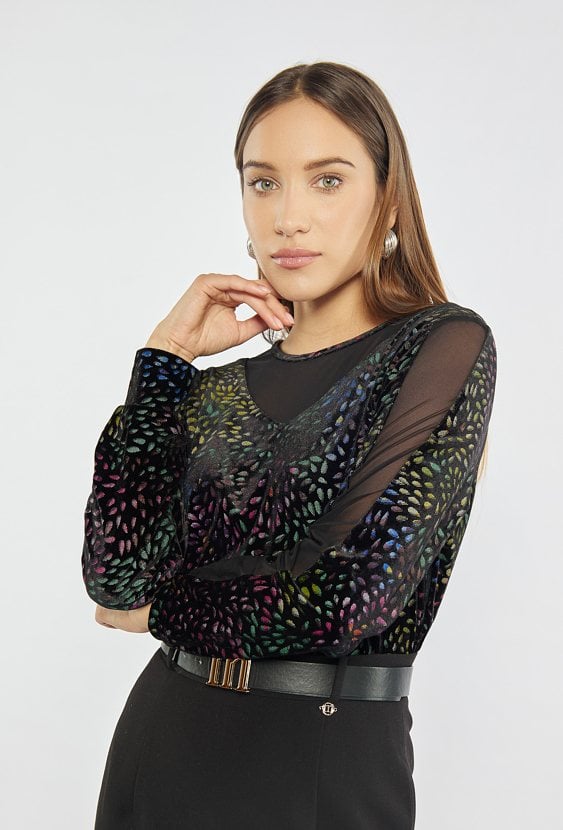 Bluzka z połyskiem