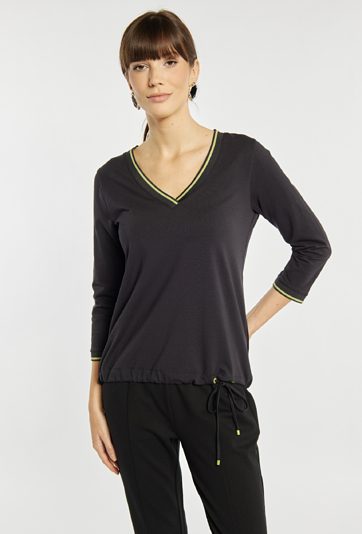 T-shirt damski z bawełną