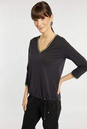 T-shirt damski z bawełną