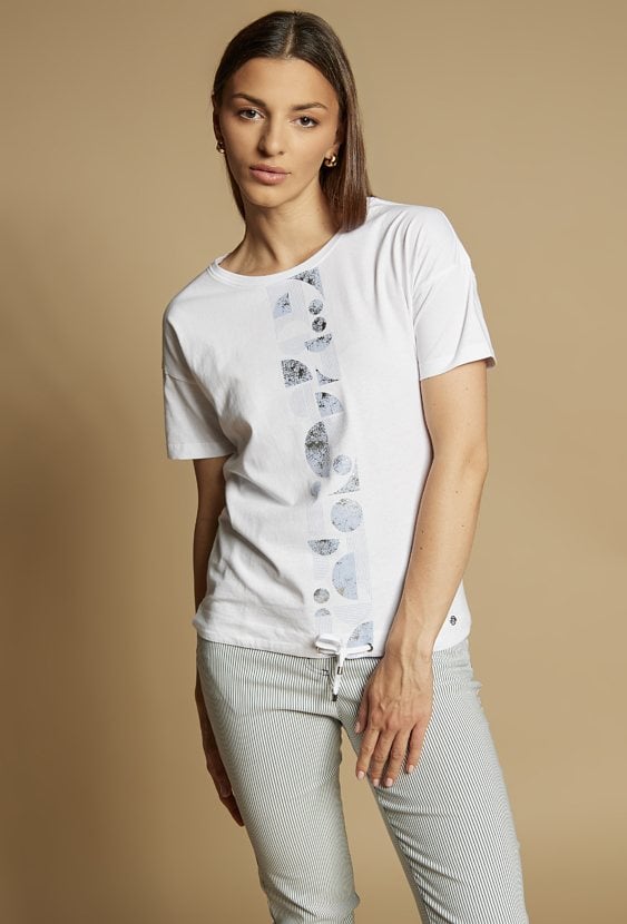 T-shirt damski z wzorem