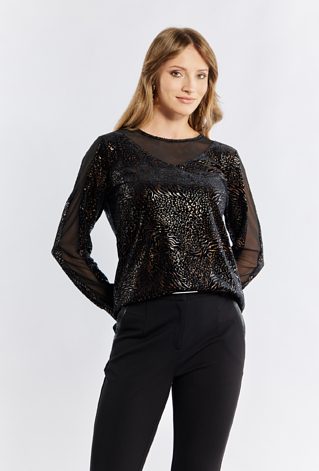 Bluzka z połyskiem