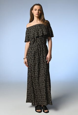 Sukienka z wiskozy  typu hiszpanka