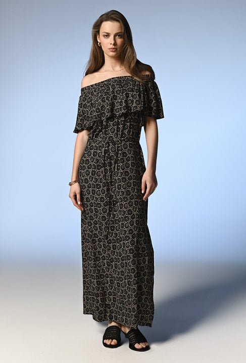 Sukienka z wiskozy  typu hiszpanka