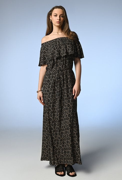 Sukienka z wiskozy  typu hiszpanka