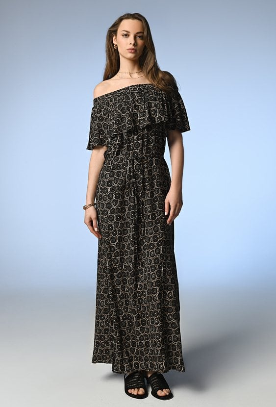 Sukienka z wiskozy  typu hiszpanka