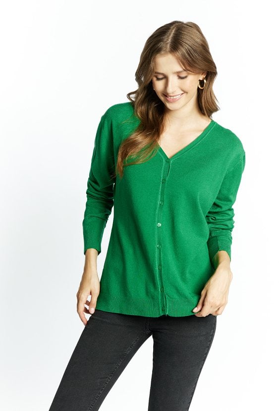 Sweter damski zapinany na guziki