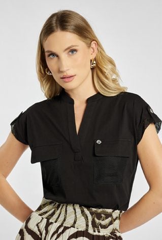 Bluzka damska z bawełny