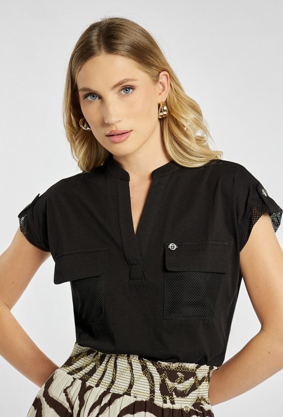 Bluzka damska z bawełny