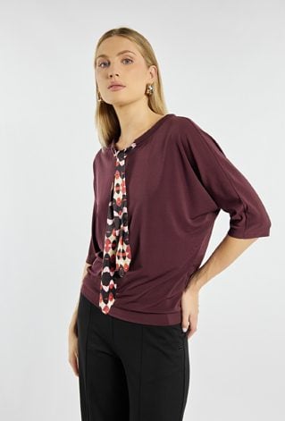 Bluzka z efektowym wiązaniem