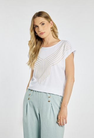 T-shirt z bawełny