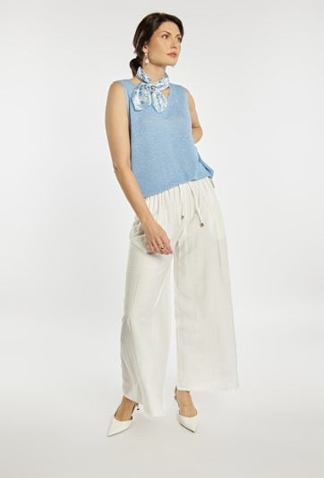 Spodnie wide leg na lato