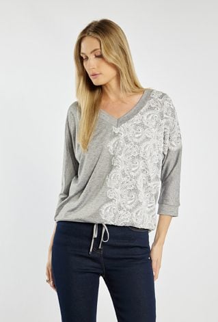 Bluzka z haftem