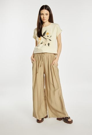 Spodnie wide leg na lato
