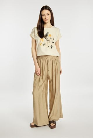 Spodnie wide leg na lato