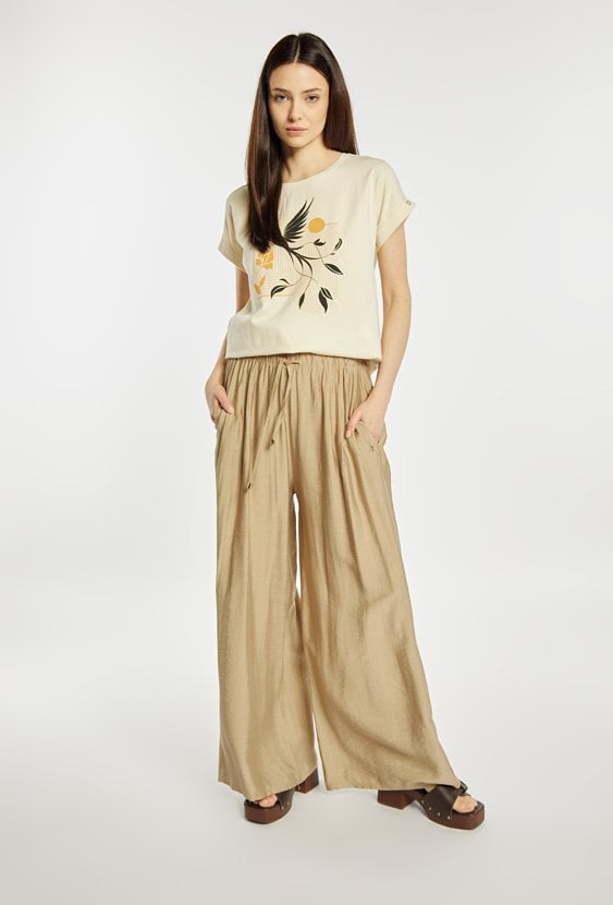 Spodnie wide leg na lato