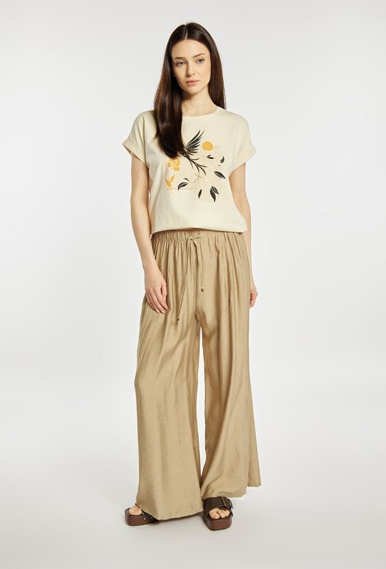 Spodnie wide leg na lato