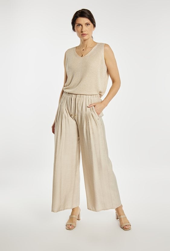 Spodnie wide leg na lato