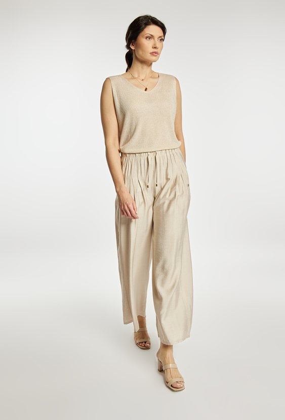 Spodnie wide leg na lato