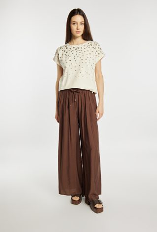 Spodnie wide leg na lato