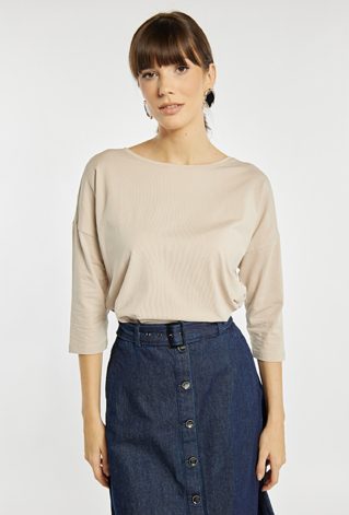 Bluzka damska z bawełną