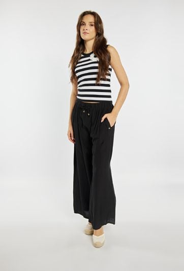 Spodnie wide leg na lato