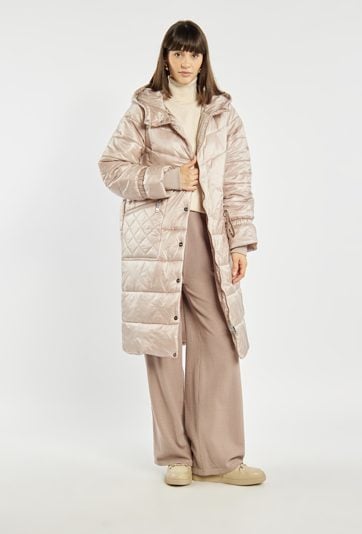 Płaszcz damski z zawieszką