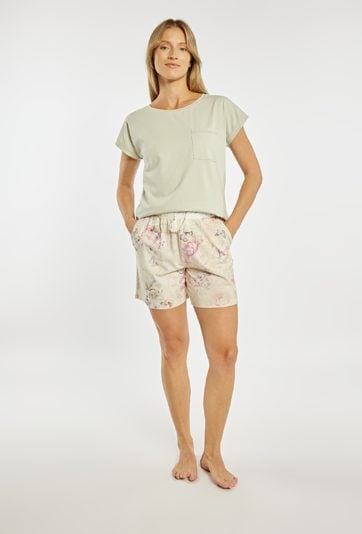 Spodenki od piżamy z wzorem