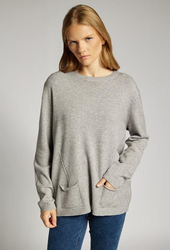 Sweter damski z wiskozą