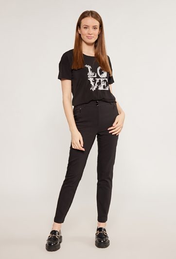 Spodnie z prostą nogawką