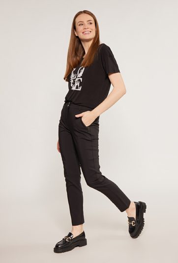 Spodnie z prostą nogawką