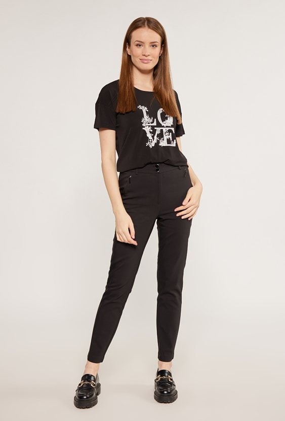 Spodnie z prostą nogawką