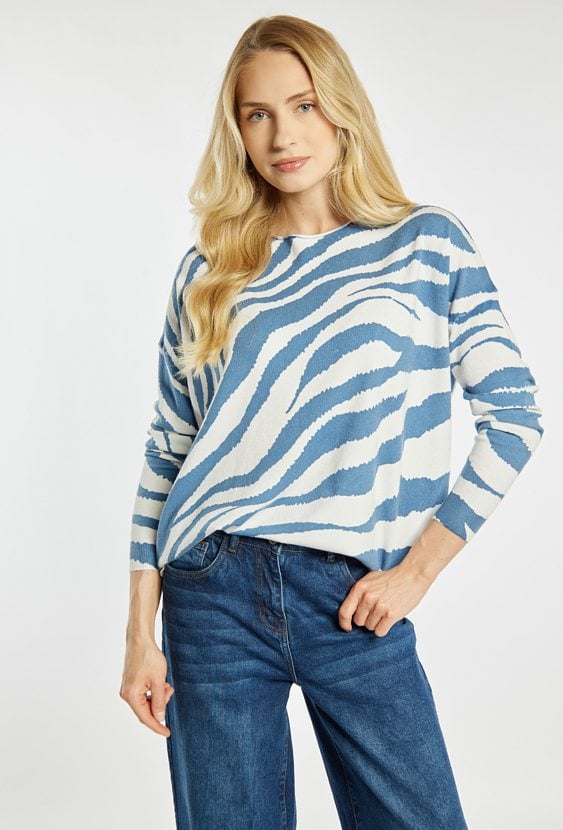 Sweter z wzorem
