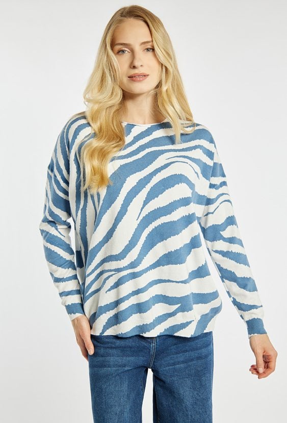 Sweter z wzorem