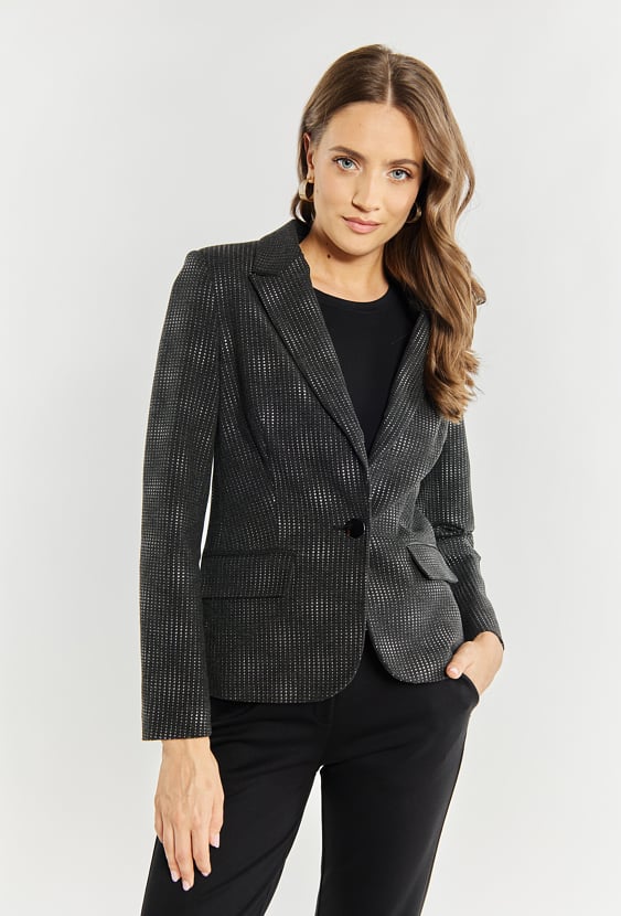 Jednorzędowa marynarka damska