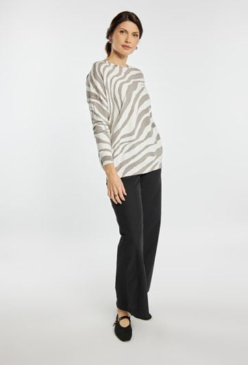 Sweter z wzorem