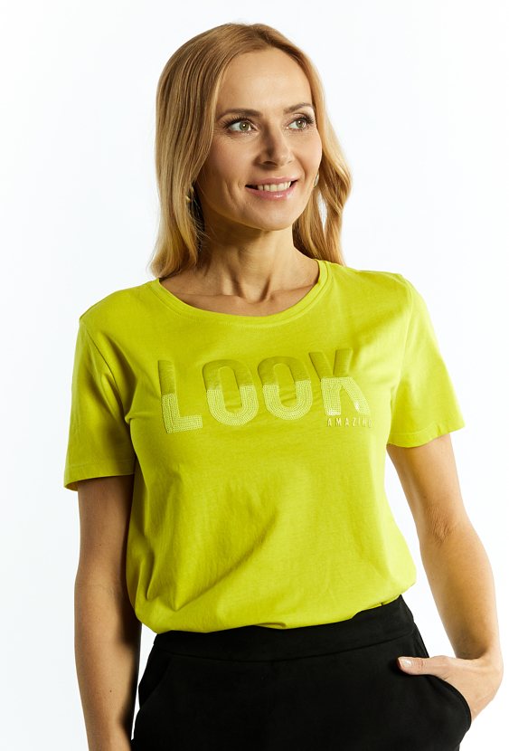 T-shirt damski z ciekawym nadrukiem