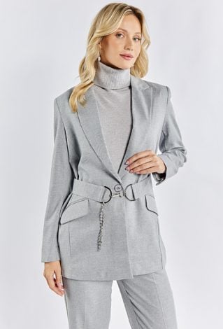 Marynarka damska z paskiem