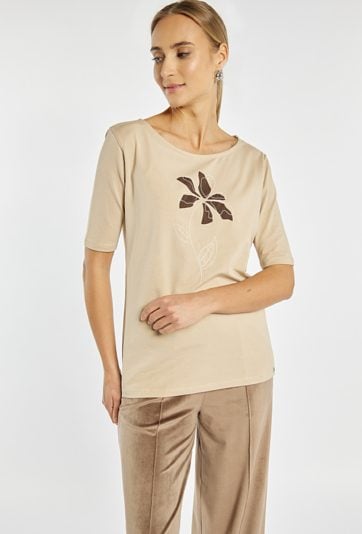 T-shirt damski z wzorem