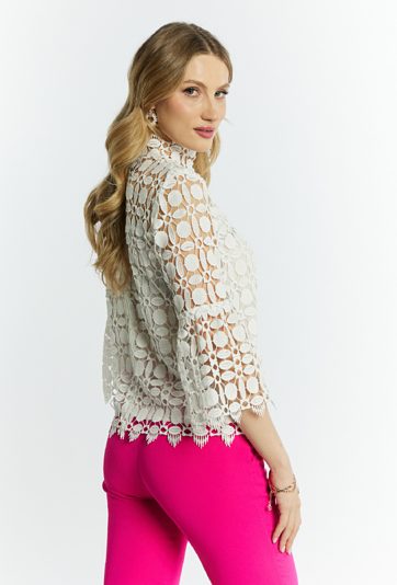 Koronkowa bluzka damska