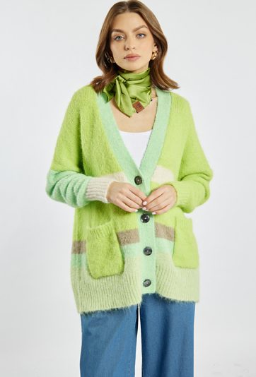 Apaszka w zielonym kolorze