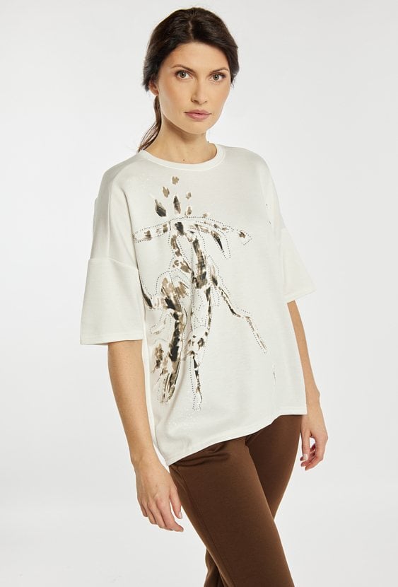 T-shirt z wzorem